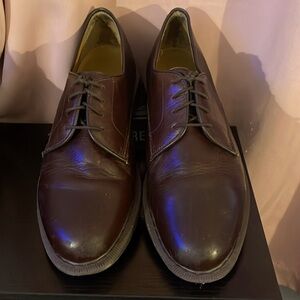 Dr Martens Smooth Leather Oxford Shoes brown clean smoke free environment SZ12